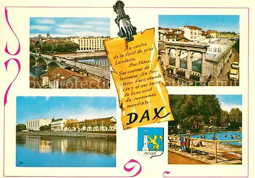 AK / Ansichtskarte Dax_Landes Schwimmbad Stadtansichten Dax_Landes