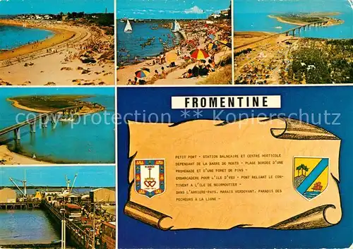 AK / Ansichtskarte Fromentine Strand Br?cke  Fromentine