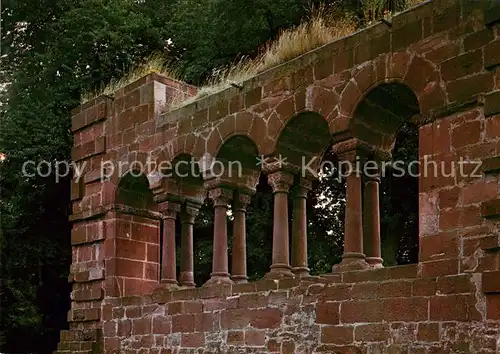 AK / Ansichtskarte Gelnhausen Kaiserpfalz Fensterarkade Hauptgeschoss Gelnhausen