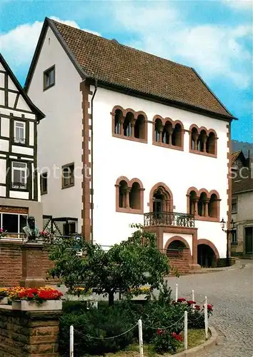 AK / Ansichtskarte Gelnhausen Romanisches Haus ?ltestes Amtshaus Deutschland Gelnhausen