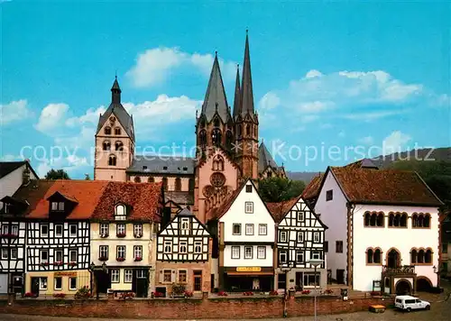 AK / Ansichtskarte Gelnhausen Untermarkt Marienkirche Gelnhausen