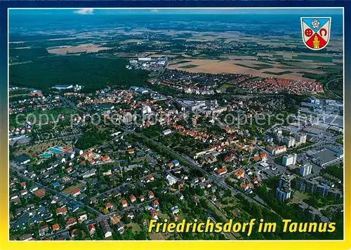 AK / Ansichtskarte Friedrichsdorf_Taunus Fliegeraufnahme Friedrichsdorf Taunus