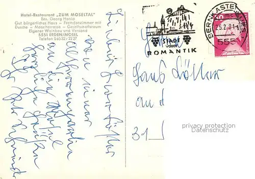 AK / Ansichtskarte Erden Wappen Chronik Erden