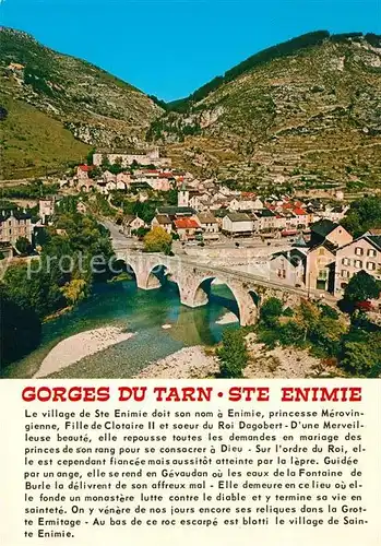AK / Ansichtskarte Gorges_du_Tarn Saint Enimie Panorama Gorges_du_Tarn