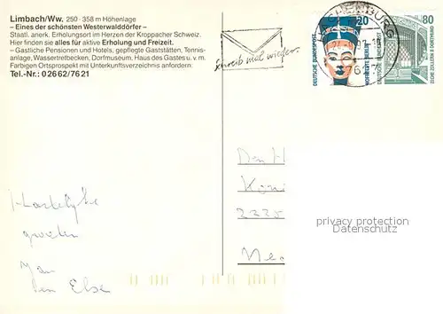 AK / Ansichtskarte Limbach_Westerwald Panorama  Limbach_Westerwald