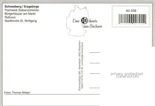 AK / Ansichtskarte Schneeberg_Erzgebirge Pochwerk Siebenschlehen Buergerhaus Markt  Schneeberg Erzgebirge