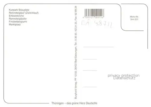 AK / Ansichtskarte Schmiedefeld_Rennsteig Kurpark Brauplatz Rennsteiglauf Finterbergturm  Schmiedefeld_Rennsteig