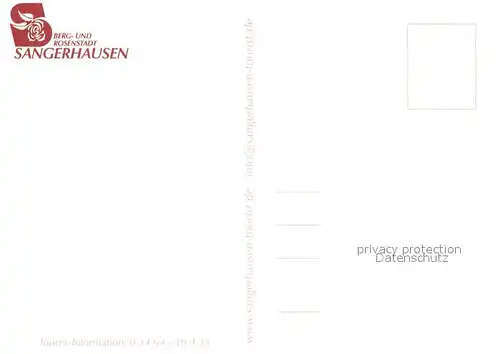 AK / Ansichtskarte Sangerhausen_Suedharz Schloss Erke Goepenstrasse Marktplatz  Sangerhausen Suedharz