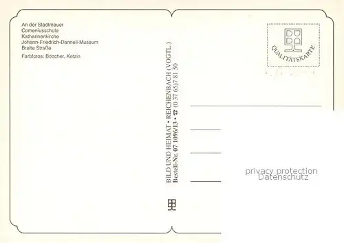 AK / Ansichtskarte Salzwedel Stadtmauer Comeniusschule Johann Friedrich Danneil Museum Breite Strasse Salzwedel