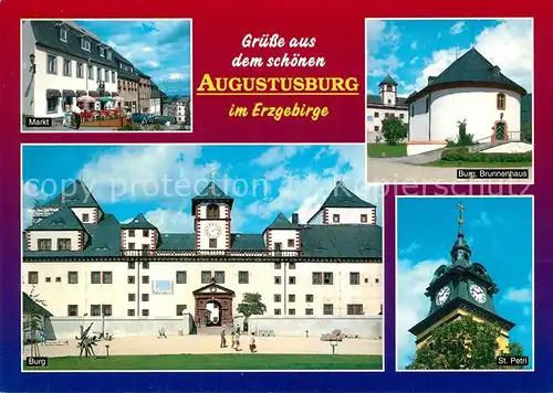 AK / Ansichtskarte Augustusburg Burg Brunnenhaus St. Petri Augustusburg