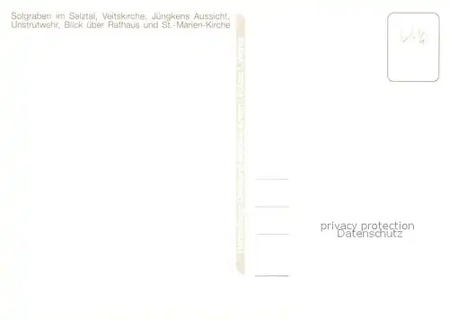 AK / Ansichtskarte Artern_Unstrut Solgraben im Salztal Veitskirche Juengkens Artern_Unstrut