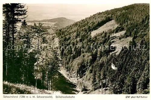 AK / Ansichtskarte Schauinsland Seilschwebebahn Schauinsland