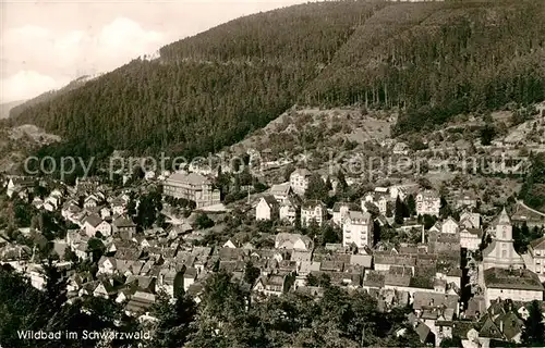 AK / Ansichtskarte Wildbad_Schwarzwald Stadtblick Wildbad_Schwarzwald