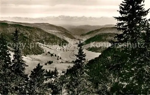 AK / Ansichtskarte Menzenschwand Panorama Menzenschwand