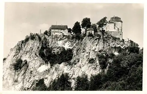 AK / Ansichtskarte Niedereschach Felsen Burg Niedereschach