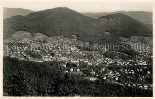 AK / Ansichtskarte Baden Baden mit Merkur und kleinem Staufenberg Baden Baden