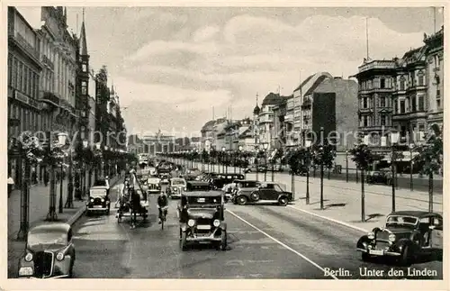 AK / Ansichtskarte Berlin Unter den Linden Berlin