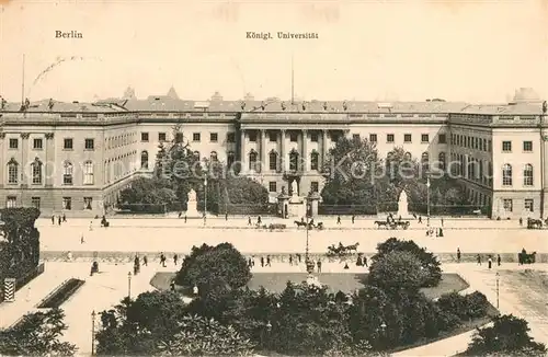 AK / Ansichtskarte Berlin Kgl Universitaet Berlin