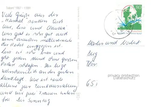 AK / Ansichtskarte Autos Trabant 1957 1991 Autos