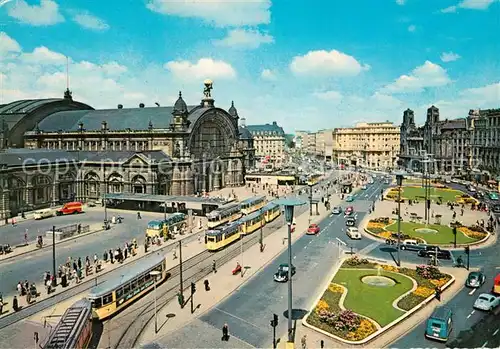 AK / Ansichtskarte Strassenbahn Frankfurt am Main Hauptbahnhof Strassenbahn