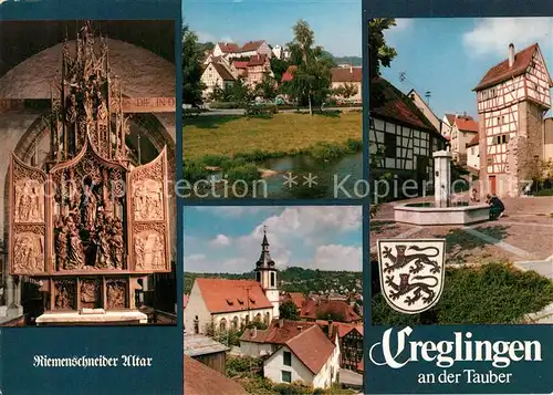 AK / Ansichtskarte Creglingen Riemenschneider Altar Creglingen