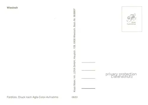 AK / Ansichtskarte Wiesloch Brunnen Wiesloch