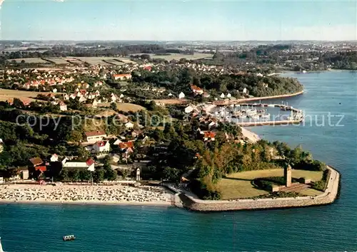 AK / Ansichtskarte Moeltenort Ostseebad Fliegeraufnahme Moeltenort