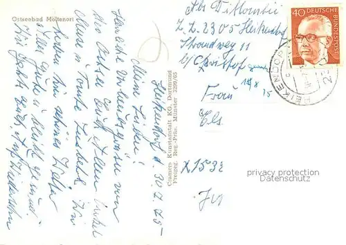 AK / Ansichtskarte Moeltenort Ostseebad Fliegeraufnahme Moeltenort