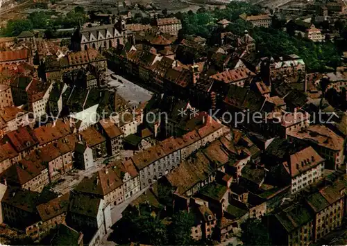 AK / Ansichtskarte Cheb_Eger Stadtkern Fliegeraufnahme 