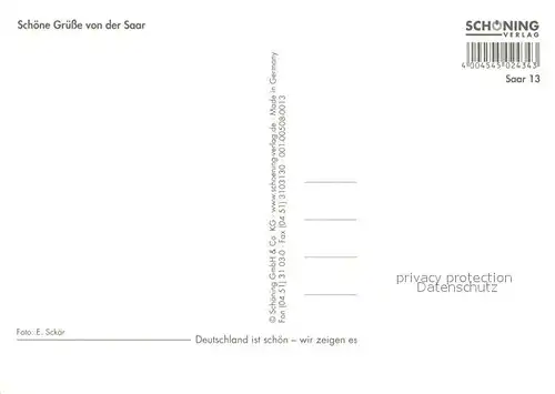 AK / Ansichtskarte Orscholz Saarschleife Orscholz