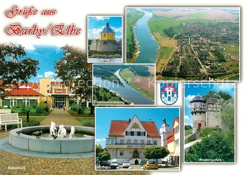 AK / Ansichtskarte Barth Rehaklinik Prinz Rathaus Prinzesschen Elbesaalem?ndung Barth