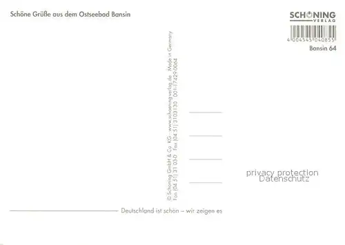 AK / Ansichtskarte Bansin_Ostseebad Strand Reha Kliniken Panoramakarte Bansin_Ostseebad