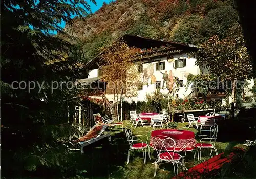 AK / Ansichtskarte Meran_Merano Gartenanlage Hotel Pension Sittnerhof Meran Merano