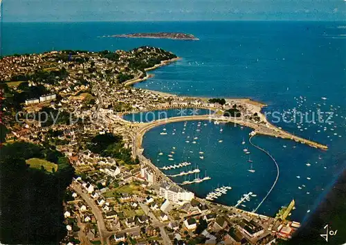 AK / Ansichtskarte Perros Guirec Vue aerienne du port Collection La Bretagne en couleurs Perros Guirec