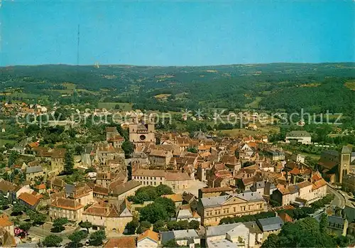 AK / Ansichtskarte Gourdon_Lot Vue aerienne Gourdon Lot