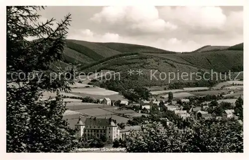 AK / Ansichtskarte Oberhundem Panorama Oberhundem