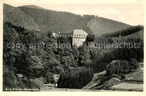 AK / Ansichtskarte Bilstein_Sauerland Burg Bilstein Bilstein_Sauerland
