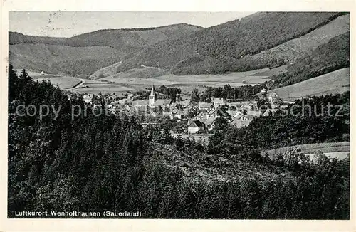 AK / Ansichtskarte Wenholthausen Panorama Wenholthausen