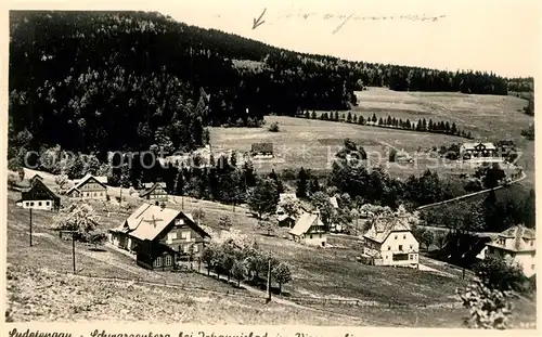 AK / Ansichtskarte Schwarzenberg_Boehmen Panorama Schwarzenberg Boehmen