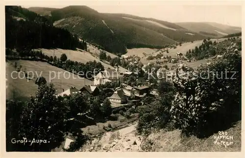 AK / Ansichtskarte Gross_Aupa_Tschechien Panorama Gross_Aupa_Tschechien