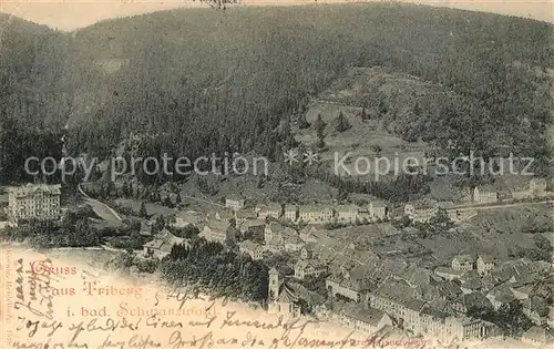 AK / Ansichtskarte Triberg_Schwarzwald Panorama Triberg Schwarzwald