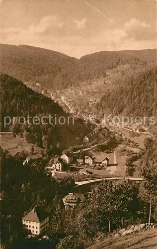 AK / Ansichtskarte Triberg_Schwarzwald Panorama Triberg Schwarzwald