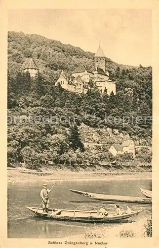 AK / Ansichtskarte Zwingenberg_Neckar Schloss Zwingenberg  Zwingenberg Neckar