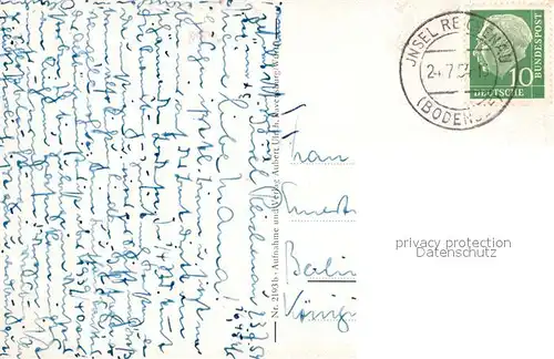 AK / Ansichtskarte Konstanz_Bodensee Blick auf Untersee und Insel Reichenau Konstanz_Bodensee