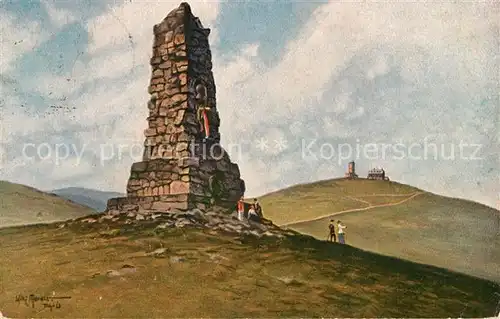AK / Ansichtskarte Feldberg_Schwarzwald Bismarckdenkmal Feldberg Schwarzwald