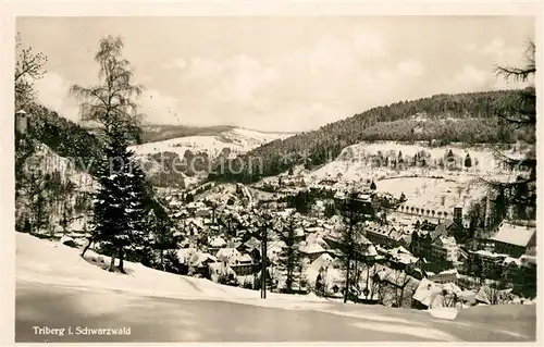 AK / Ansichtskarte Triberg_Schwarzwald Panorama Triberg Schwarzwald