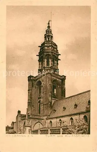 AK / Ansichtskarte Heilbronn_Neckar Turm der Kilianskirche Heilbronn Neckar