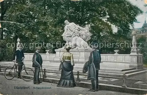 AK / Ansichtskarte Duesseldorf Kriegerdenkmal Duesseldorf