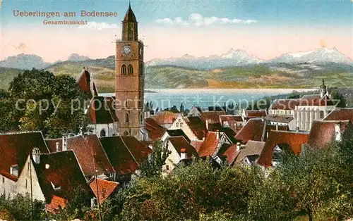 AK / Ansichtskarte ueberlingen_Bodensee Panorama ueberlingen Bodensee