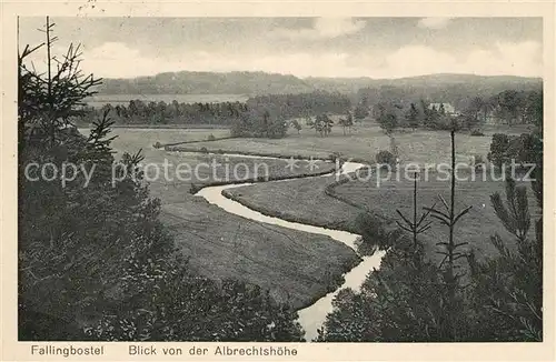 AK / Ansichtskarte Fallingbostel Blick von der Albrechtshoehe Fallingbostel